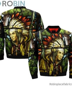 Native American Bomber Jacket Shirt