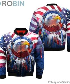 Native American Eagles Bomber Jacket
