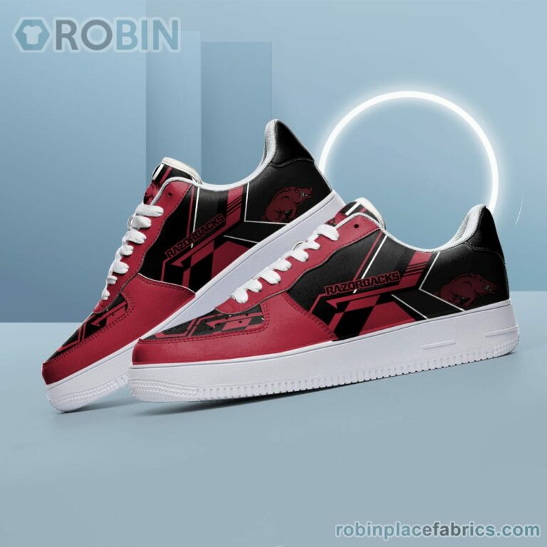 NCAA Arkansas Razorbacks Air Force Shoes – NAF Shoes