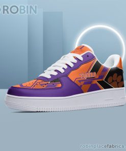 NCAA Clemson Tigers Air Force Shoes – NAF Shoes