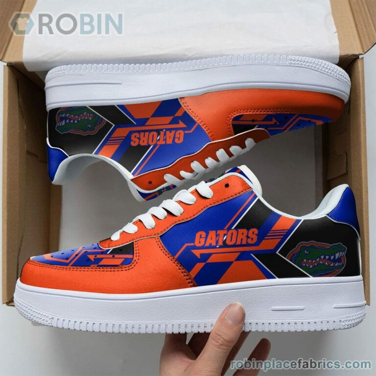 NCAA Florida Gators Air Force Shoes - NAF Shoes - RobinPlaceFabrics