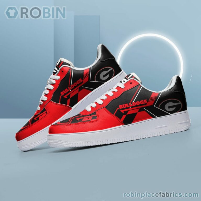 NCAA Georgia Bulldogs Air Force Shoes – NAF Shoes