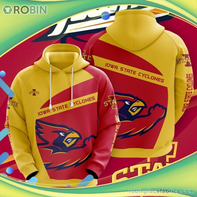Ncaa Iowa State Cyclones 3d Printed Hoodie