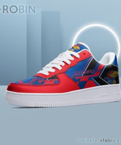 NCAA Kansas Jayhawks Air Force Shoes – NAF Shoes NCAA Kansas Jayhawks Air Force Shoes – NAF Shoes