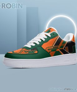 NCAA Miami Hurricanes Air Force Shoes – NAF Shoes