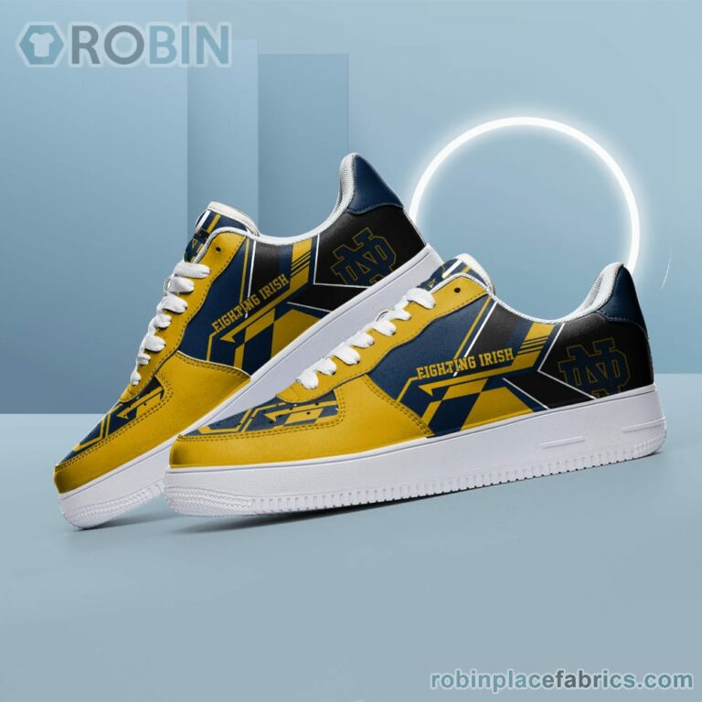 NCAA Notre Dame Fighting Irish Air Force Shoes – NAF Shoes