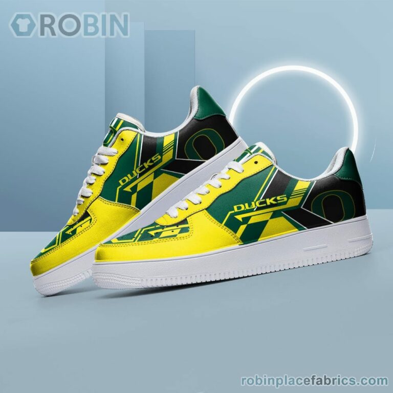 NCAA Oregon Ducks Air Force Shoes – NAF Shoes