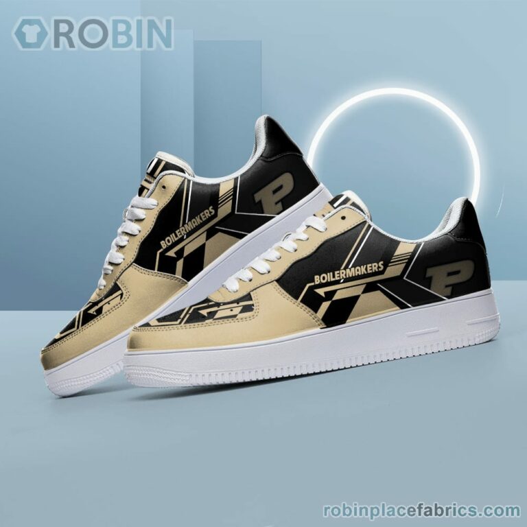 NCAA Purdue Boilermakers Air Force Shoes – NAF Shoes