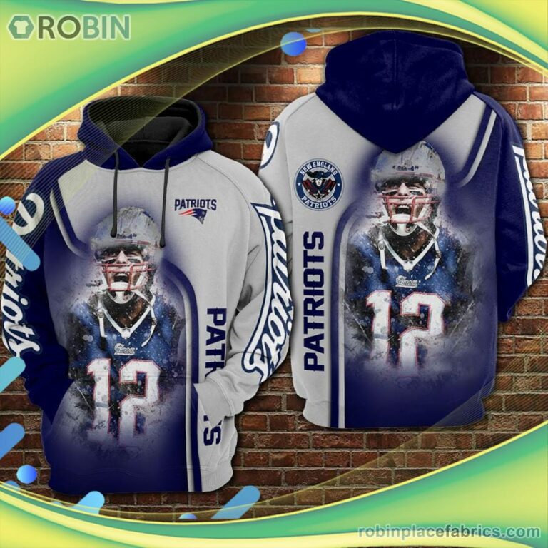 New England Patriots 3d Printed Hoodie
