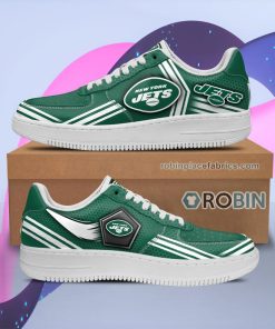 New York Jets Air Sneakers Custom Force Shoes