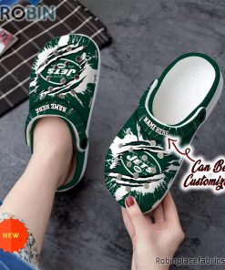 New York Jets Crocs – Personalized NY Jets Football Ripped Claw Clog Shoes