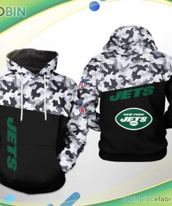 New York Jets Nfl Camo Veteran Team 3d Printed Hoodie New York Jets Nfl Camo Veteran Team 3d Printed Hoodie