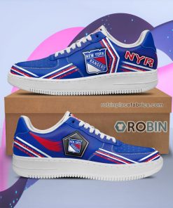New York Rangers Air Sneakers Custom Force Shoes New York Rangers Air Sneakers Custom Force Shoes