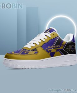 NFL Baltimore Ravens Air Force Shoes – NAF Shoes NFL Baltimore Ravens Air Force Shoes – NAF Shoes