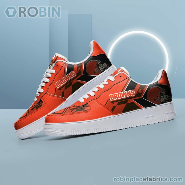 NFL Cleveland Browns Air Force Shoes – NAF Shoes