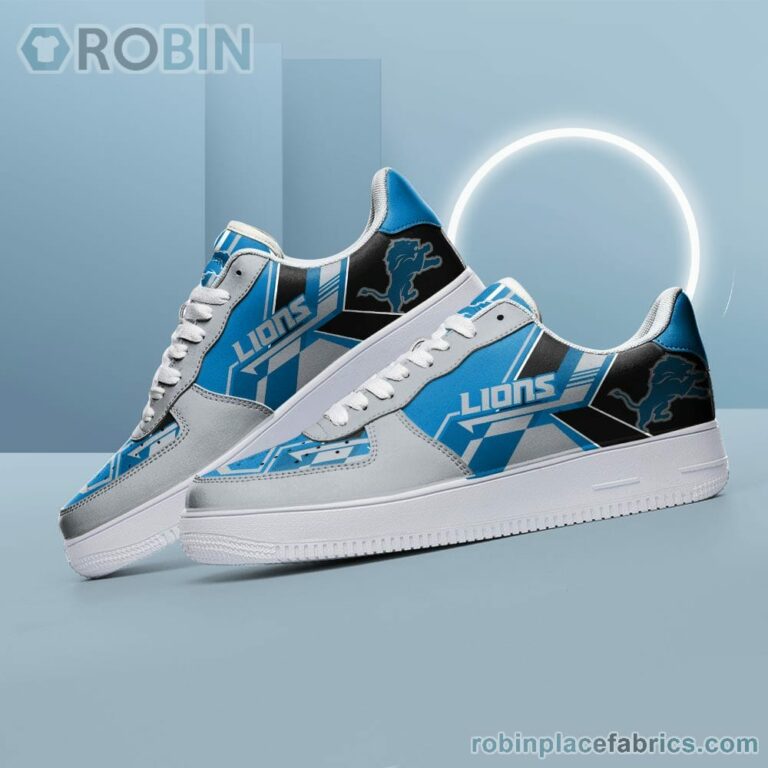 NFL Detroit Lions Air Force Shoes – NAF Shoes