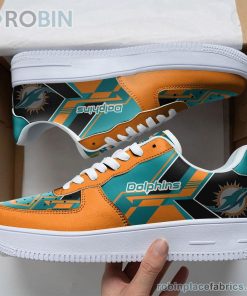 NFL Miami Dolphins Air Force Shoes – NAF Shoes