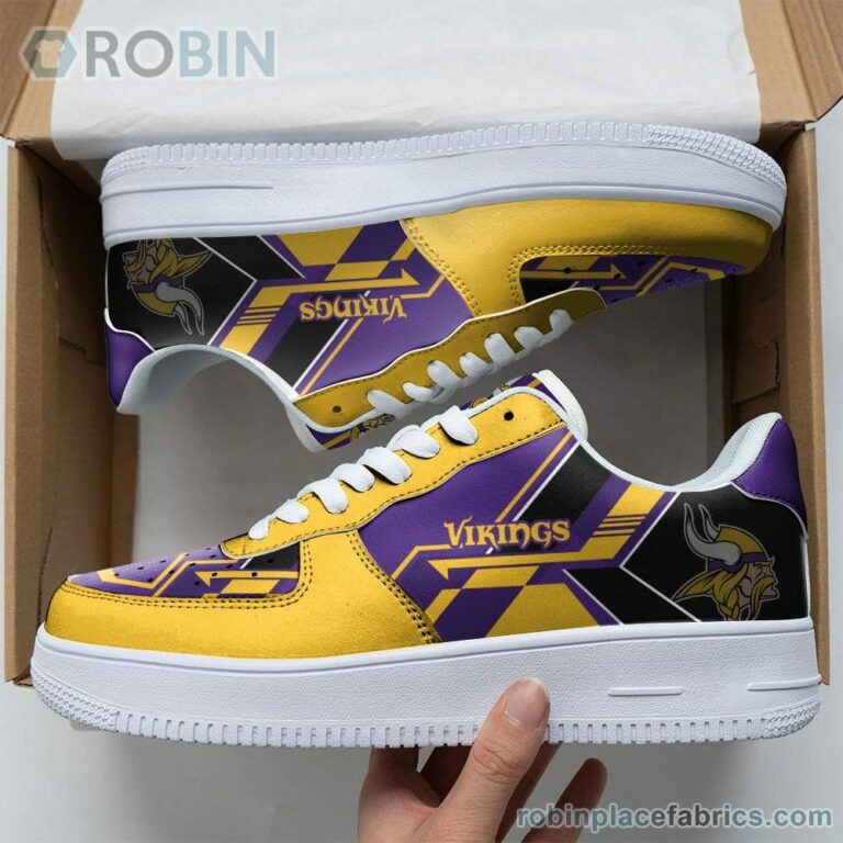 NFL Minnesota Vikings Air Force Shoes – NAF Shoes
