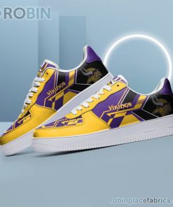NFL Minnesota Vikings Air Force Shoes – NAF Shoes NFL Minnesota Vikings Air Force Shoes – NAF Shoes