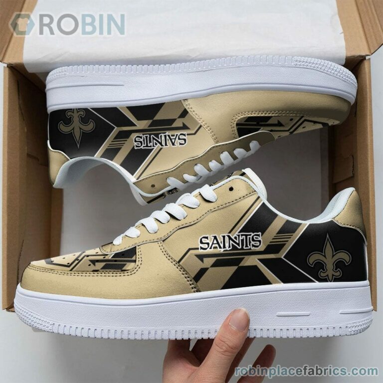 NFL New Orleans Saints Air Force Shoes – NAF Shoes