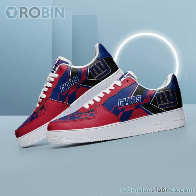 NFL New York Giants Air Force Shoes – NAF Shoes