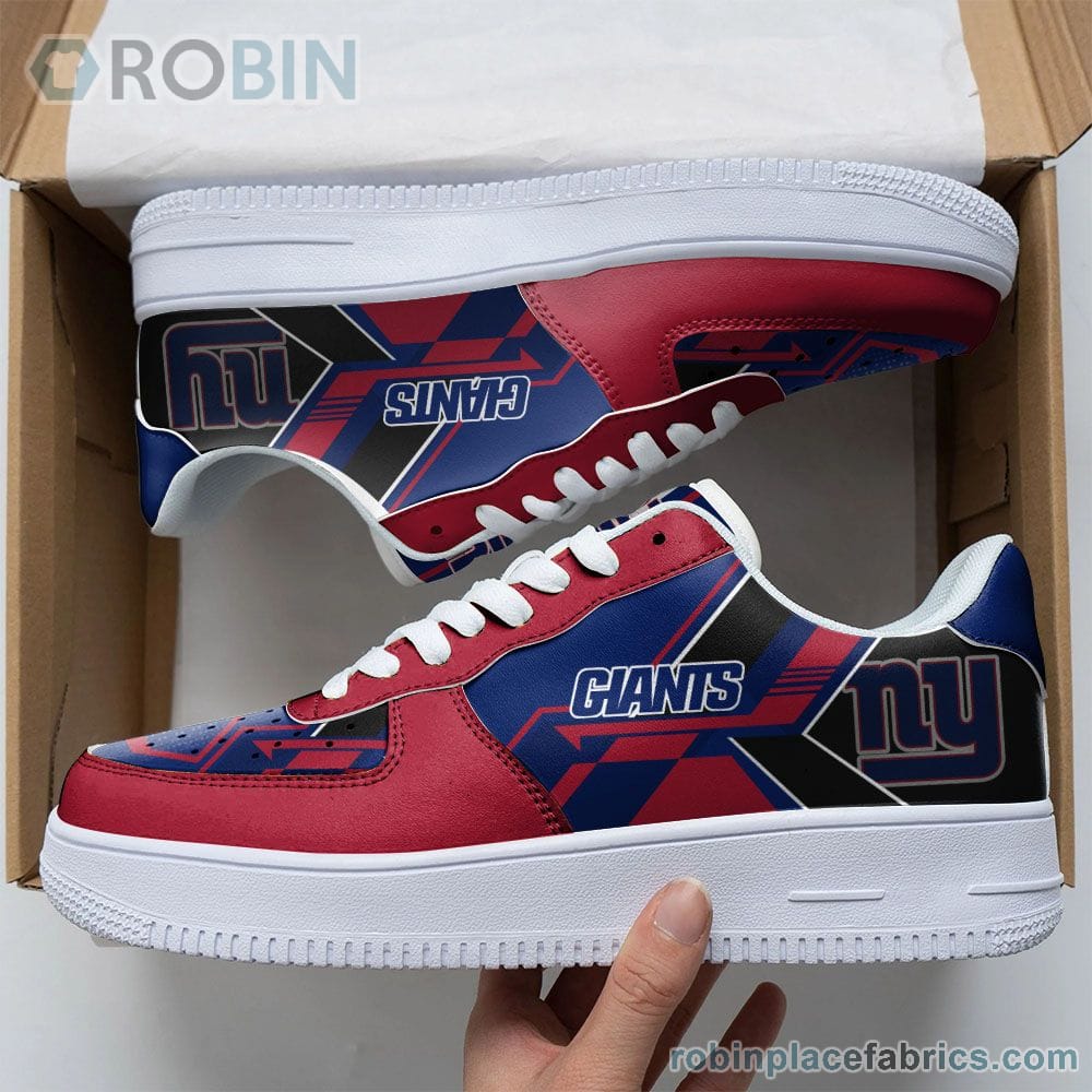NFL New York Giants Air Force Shoes - NAF Shoes - RobinPlaceFabrics