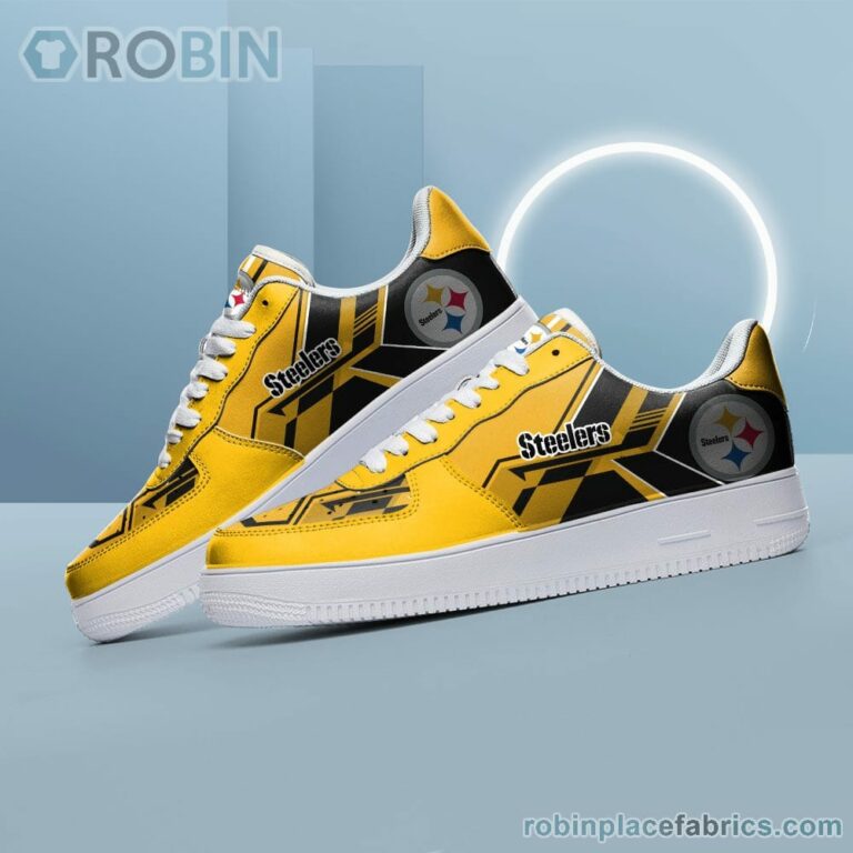 NFL Pittsburgh Steelers Air Force Shoes – NAF Shoes