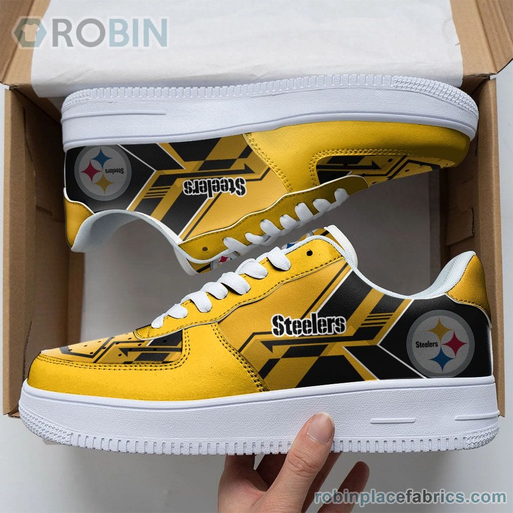 NFL Pittsburgh Steelers Air Force Shoes - NAF Shoes - RobinPlaceFabrics