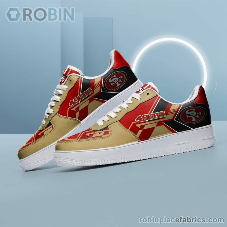 NFL San Francisco 49ers Air Force Shoes – NAF Shoes