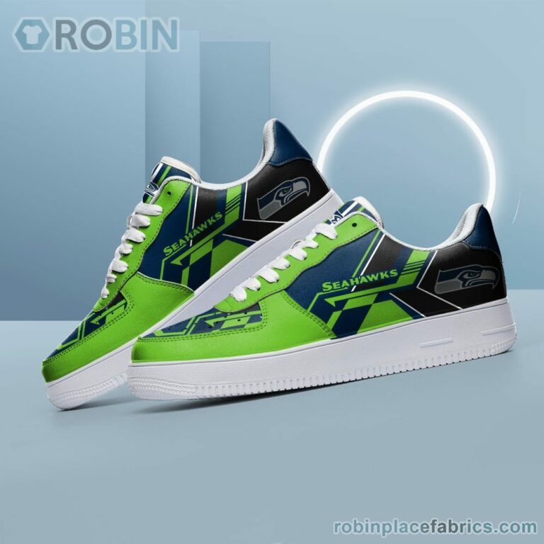 NFL Seattle Seahawks Air Force Shoes – NAF Shoes