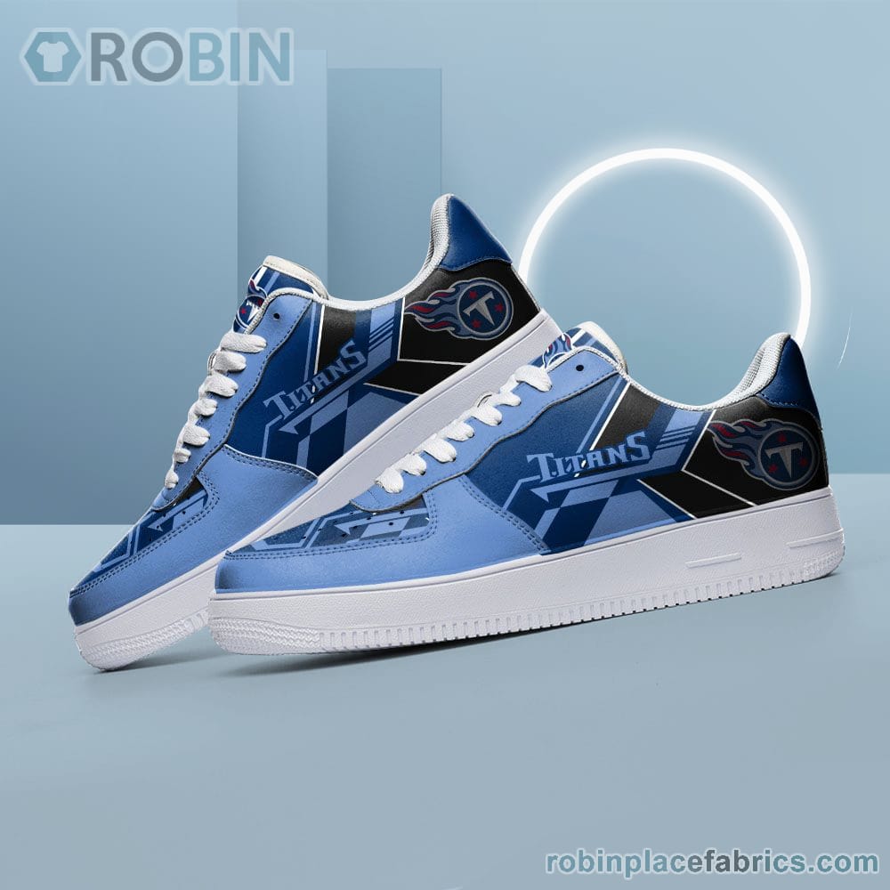 NFL Tennessee Titans Air Force Shoes - NAF Shoes - RobinPlaceFabrics