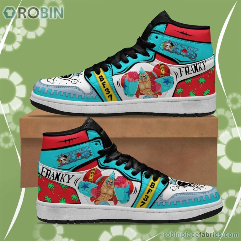 One Piece Franky JD Sneakers Custom Anime Shoes