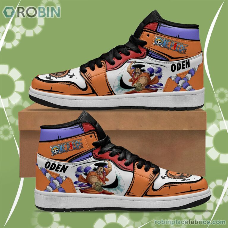 One Piece Kozuki Oden JD Sneakers Custom Anime Shoes