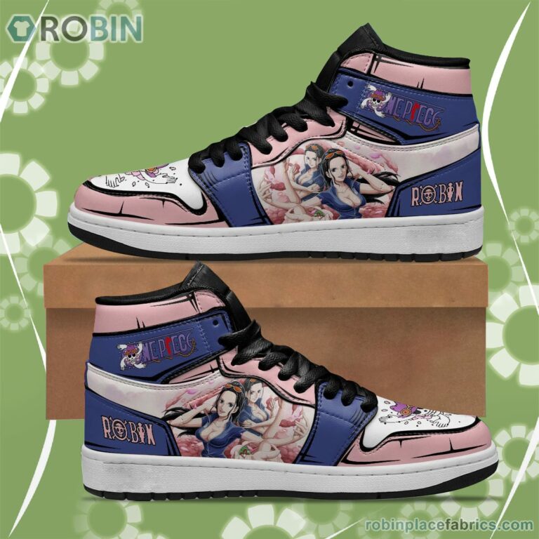 One Piece Nico Robin JD Sneakers Custom Anime Shoes