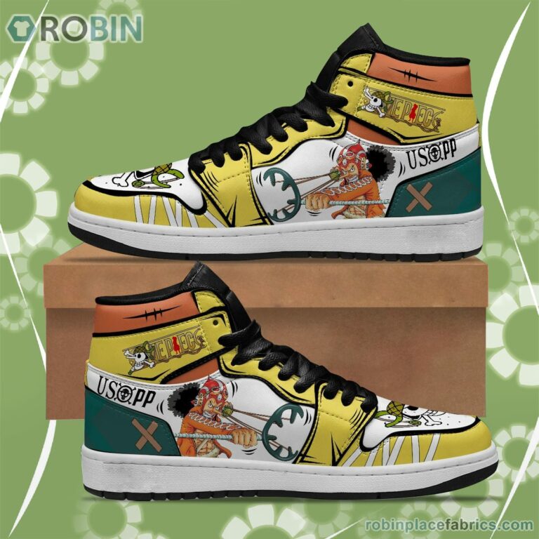 One Piece Usopp JD Sneakers Custom Anime Shoes
