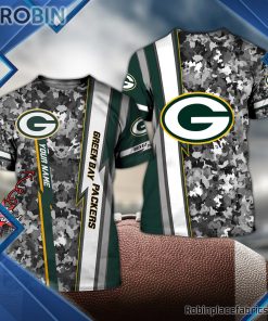 Packers Shirts – Personalized G.Packers Football Team Camo 3D All Over Print T-Shirt