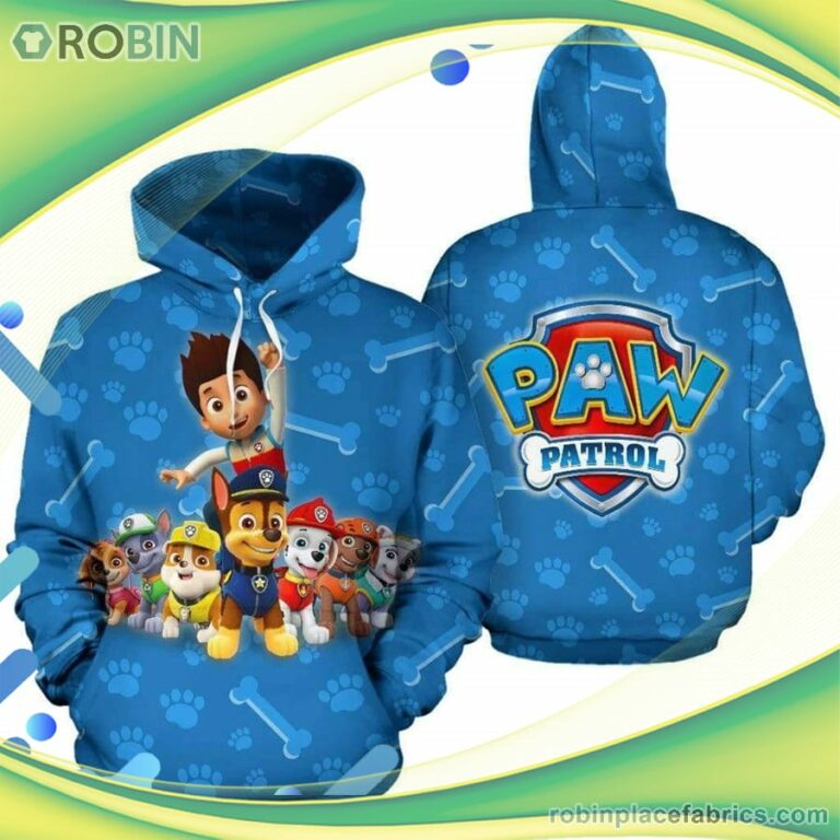 Paw Patrol 3d Printed Hoodie