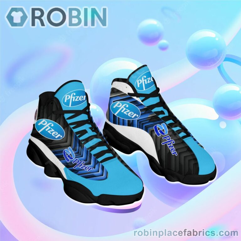 Pfizer Logo Air Jordan 13 Shoes Sneakers