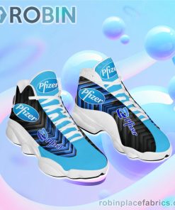 Pfizer Logo Air Jordan 13 Shoes Sneakers