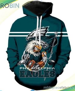 philadelphia eagles 3d printed hoodie exeGX