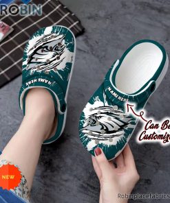Philadelphia Eagles Crocs – Personalized P.Eagles Football Ripped Claw Clog Shoes