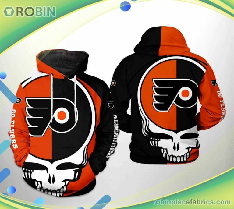 Philadelphia Flyers Nhl Grateful Dead 3d Printed Hoodie