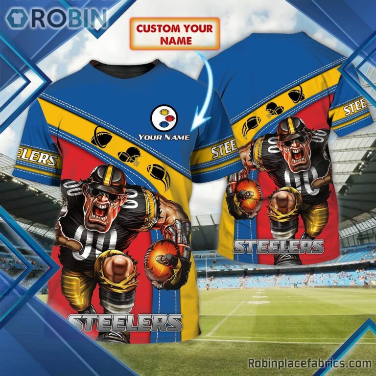 Pittsburgh Steelers Custom Shirt – Personalized Colorful Printed 3D T Shirt