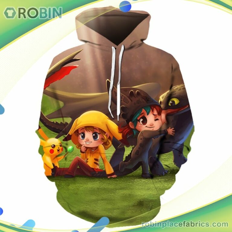 Pokemon 3d Printed Hoodie