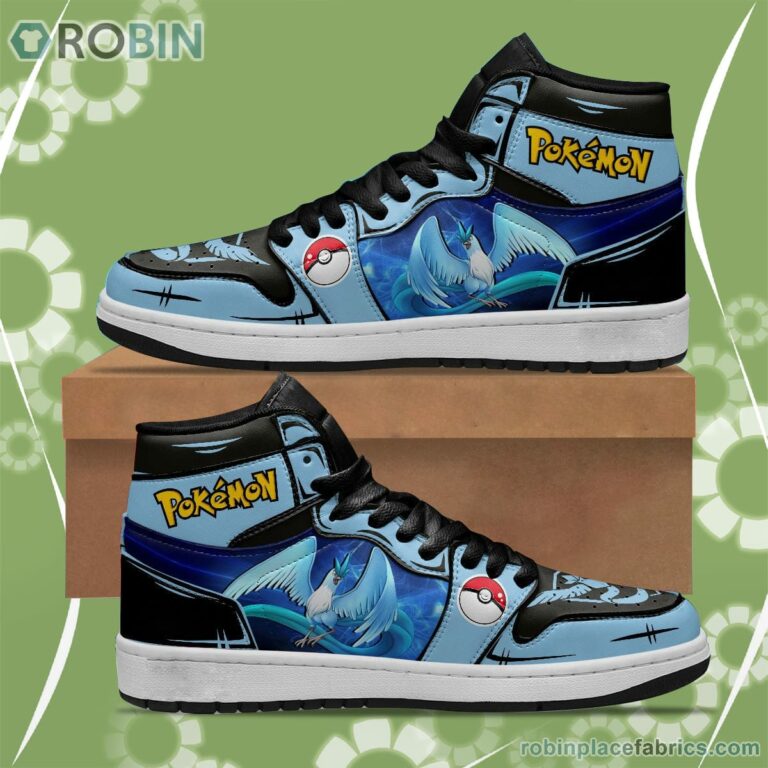 Pokemon Articuno JD Sneakers Custom Pokemon Anime Shoes