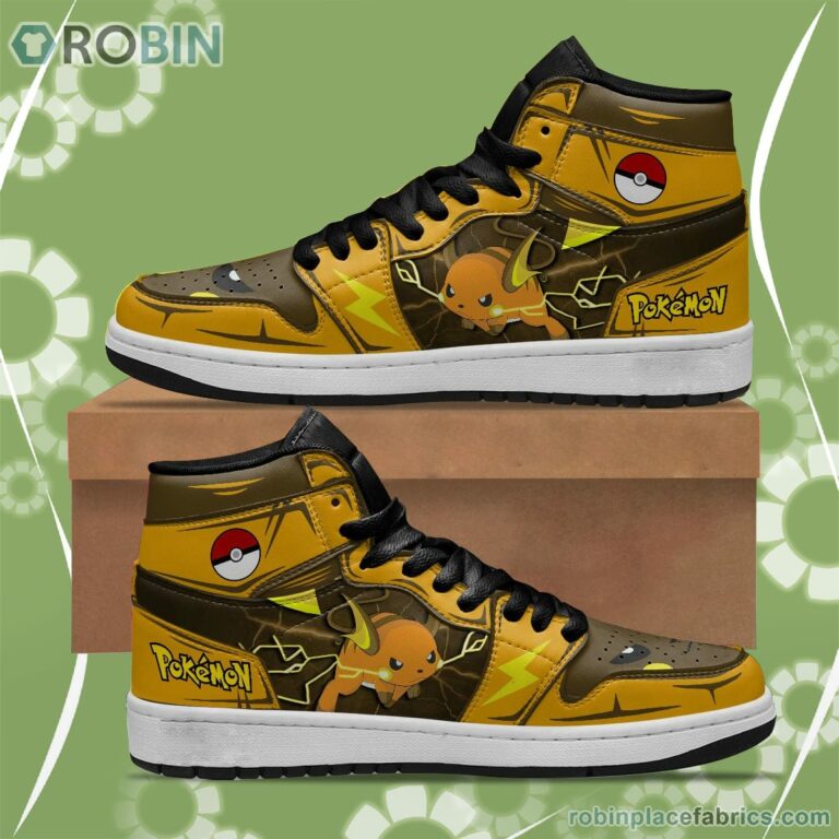 Pokemon Raichu JD Sneakers Custom Anime Shoes