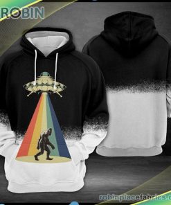 Retro Vintage Bigfoot 3d Printed Hoodie