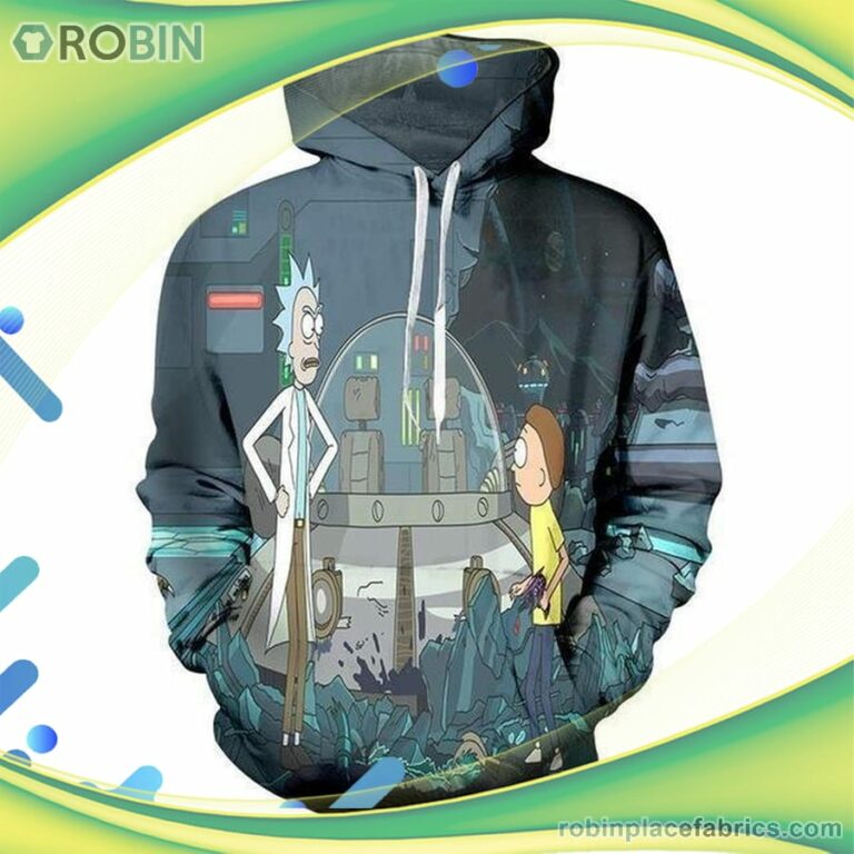 Rick And Morty 3d Printed Hoodie
