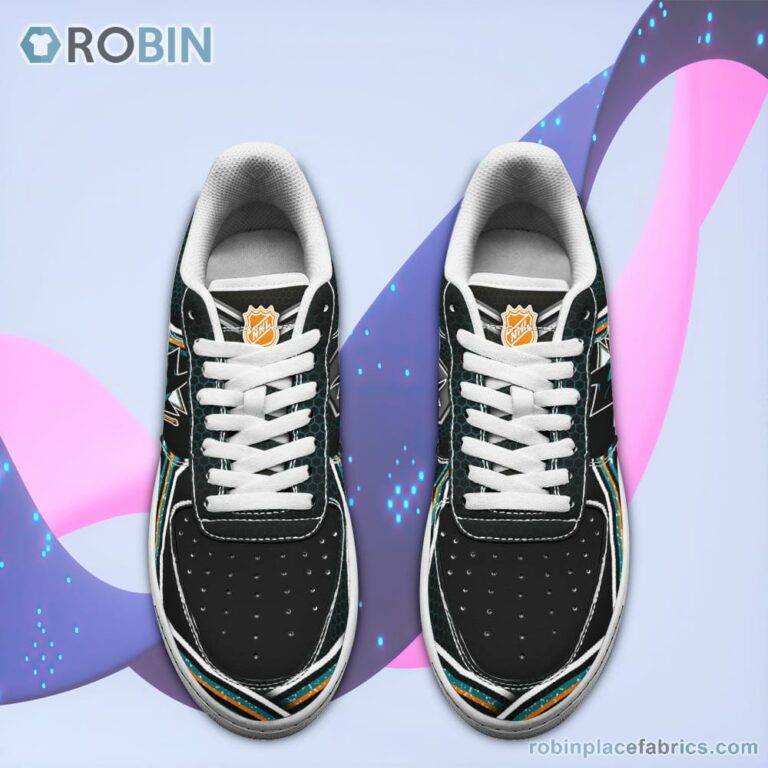 San Jose Sharks Air Sneakers Custom Force Shoes