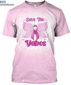 save the yabos bleached t shirt breast cancer awareness shirt 1 dM4B5